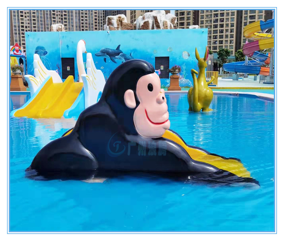 水上樂園設(shè)備，戲水小品，猴子滑梯